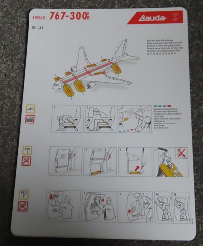 Lauda boeing 767 - boeing, 300er